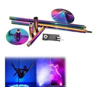 XNZJHPP Swivel Pole Dance Home Dance Pole， 45mm Professional Dance Pole for Heavy Duty Plus Size Women， Height Adjustable and Removable， 200kg Weight Capacity.，2.6M-2.78M
