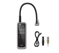 Xo cz018 inflador de aire portatil - pantalla lcd - 3 bocas - powerban