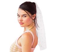 xo, Fetti Bachelorette Party Pearl Bridal Veil | Headband Decorations, Bride To Be Gift, Wedding