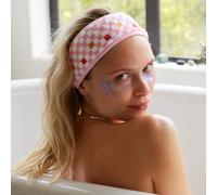 xo, Fetti Diadema facial a cuadros para el cuidado de la piel | Regalo de despedida de soltera, bolsa de regalo para dama de honor, GRWM, regalo de despedida de soltera, envoltura de cabeza de