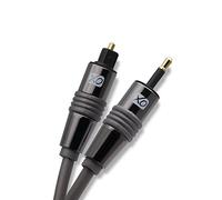 XO Premium Install Series Mini TOSLINK a cable de audio ?ptico S/PDIF Cable AV - 10m - Compatible con PS4 / PS3, Xbox One, Wii, Sky Q, Sky HD, HD TV, DVD, AV Amp, sistemas de cine en casa MP3