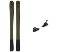 XO Skis - Packs (esquí + fijaciones) - Pack Xo V31 Tuscani Olive 2025 de Madera - Caqui Caqui 163 cm.170 cm