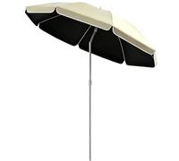 XOBRJQZ Ombrellone da Esterno da 220 cm con Inclinazione di 40°, Sombrilla de Mesa Protezione UV UPF 50+, per Giardino, Terrazza