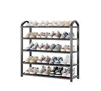 XOBRJQZ Organizador de Zapatos de 5 Niveles para Armario y Entrada, 15-20 Pares de Zapatos, Estante de Almacenamiento de Zapatos de Metal Independiente(63x80x20cm(24.8x31.5x7.8in))