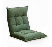 XOBRJQZ Silla de Suelo Ajustable con Soporte de Espalda, Sillón Lazy Plegable de 5 Posiciones, Recliner de Suelo para Meditación, Espuma Gruesa, para Adultos, Residencia, Dormitorio