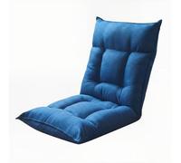 XOBRJQZ Silla de Suelo con Respaldo, Sillón Plegable Ajustable 5 Posiciones, Sofá Perezoso Acolchado Extra Grueso, Asiento Gaming para Adultos y Niños, Meditación, Lectura