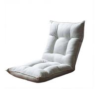 XOBRJQZ Silla de Suelo Plegable con Respaldo para Adultos, 5 Posiciones Ajustables, Chaise Longue Portátil para Leer, Ver TV, Meditación