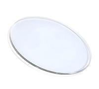 XOBRJQZ Tablero Redondo De Vidrio Transparente, De 8 Mm De Grosor con Borde Pulido - Vidrio Templado, para Uso En Restaurantes, Cafés, Oficinas, Acompañamientos(50cm)