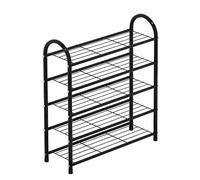 XOBRJQZ Zapatero de Metal 5 Niveles, Organizador de Zapatos Negro para Armario, Torre de Zapatos con Rejilla de Alambre, Diseño Salvador de Espacio Fácil de Montar(60x85x22cm(23.6x33.5x8.7in))