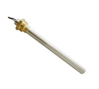 Xodo Store, Bujía de encendido para estufas de pellets y calderas, resistencia de encendido L. 156-167 mm, diámetro 9,5 mm, 250 W, platino, 1 unidad