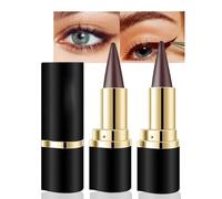 XoeLLe 2 Piezas Maquillaje Liner, Eyeliner Waterproof, Lápiz Delineador de Gel de Lapiz de Ojos, Delineador de Ojos Waterproof, Eyeliner Marrón Resistente Al Agua Gel Delineador de Ojos (Marrón)