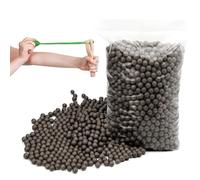 XoeLLe 600 Piezas Slingshot Mud Ball, Bola de Slingshot, Munición de Tirachinas, para Disparar Ejercicios, un Bonito Regalo para Los Fanáticos de Slingshot, Funciona con Cualquier Tirachinas(8mm)
