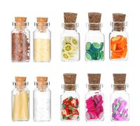 XoeLLe Comida Juguete Miniatura, 10 Piezas Comida Miniatura 1/12 Botellas de Condimentos Fruta Alimentos Accesorios para Casa de Muñecas Mini Comida Juguete para Barbie Accesorios de Cocina