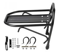 Xoeryoy 1 estupefaciente Conta de Bicicleta Delantera con Accesorios, Estante de Aluminio de Aluminio para Pastelero de, Equipo de Equipos de Ciclismo multipropósito para transpor