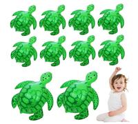 Xoeryoy 10pcs Globo de Tortuga 19.7x15.75x9.8in Lindo Caricatura iluminación Realista Globo de Tortuga Marina Animales inflables Regalos para Suministros de Fiesta Actividades de jardín de Infantes