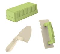 Xoeryoy 3 Piezas de Juguetes de Arena, Ladrillos de Juguete de plástico con Herramientas de alisado, Kit de construcción de Castillos de Arena para niños y niñas