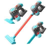 Xoeryoy Aspiradora para niños, aspiradora Realista para Juegos de simulación con 3 Accesorios y Sonidos, Juego de Limpieza Interactivo para Despertar la imaginación de los niños pequeños, Azul
