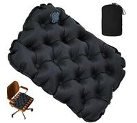 Xoeryoy Cojín de Asiento Inflable 16x12x33 Pulgadas a Prueba de Fugas y cojín de Gafas TPU con válvula y Bolsa de Almacenamiento para Acampar, Viajes, Oficina