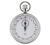 Xoeryoy Cronómetro mecánico, cronómetro analógico de 13 Joyas con sincronización precisa para Deportes y Laboratorio, con Esfera Blanca y cordón, 30 s/15 M