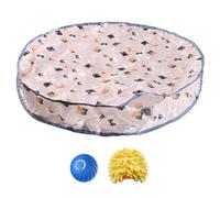 Xoeryoy Juguetes de Gato interactivos Bola de Rodadura rápida Recargable en Juego de Juego automático Movimiento de Movimiento en de Gato escondite y Busca Juguete Divertido #