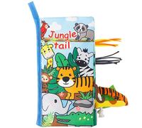 Xoeryoy Libros para bebés de 0 a 6 Meses Colas de Animales Tela Suave