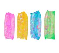 Xoeryoy Water Wiggler 4 Piezas de Juguete de Serpiente de Agua para aliviar el estrés, Juguetes para apretar TPR de 4 Colores con Cinta en el Interior, elástico Suave y Fresco, Juguetes para estrés d