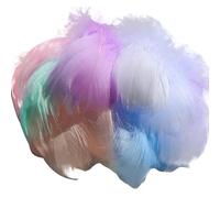 Xoktlde 100 piezas de plumas de ganso naturales para centros de mesa de boda, fiesta, centros de mesa, relleno de globos de flores, decoración de arreglos florales