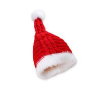 Xoktlde Gorro de Navidad para perro, tejido suave, cómodo tejido de punto, ejemplar para fotos de vacaciones y uso regular