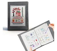 xolear Embroidery Stitch Book Incluye más de 100 Puntadas de Bordado