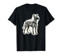 Xoloitzcuintli Perro Mexicano Sin Pelo Azteca Xolo Linocut Camiseta