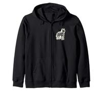 Xoloitzcuintli Perro Mexicano Sin Pelo Azteca Xolo Linocut Sudadera con Capucha