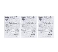 Xolsurg Clear Stamps Suministros de Manualidades Atractivas Transparentes para la elaboración de Bricolaje
