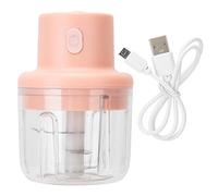 Xolsurg Electric Mini Food Chopper Pink 250 ml de cocina Trastorado USB Carga