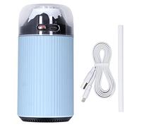 Xolsurg Humidificador de luz nocturna de Xolsurg 300 ml Pinuito de niebla portátil 2 en 1 mini humidificador de automóvil USB con luz nocturna para la oficina 5V (Azul)