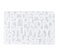 Xolsurg Molde de decoración de pastel Molde de letras de silicona para hornear la cocina del hogar