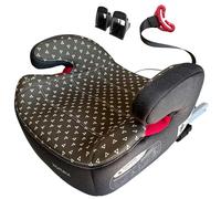 XOMAX Asiento infantil XL-313 con ISOFIX y guía de cinturón, 15-36 kg, aprox. 3-12 años, altura de 125 - 150 cm, grupo 2/3 I funda extraíble y lavable I ECE R129 I gris-beige (patrón)