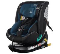 XOMAX G409 IOT Asiento infantil giratorio 360°, ISOFIX I crece, 0 - 36 kg, 0 - 12 años, grupo 0+/1/2/3, arnés de 5 puntos, cinturón de 3 puntos, funda lavable I ECE R129