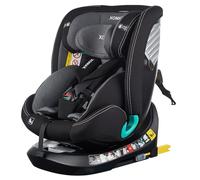 XOMAX G409 IOT - Asiento infantil giratorio 360°, ISOFIX I crece, 0 - 36 kg, 0 - 12 años, grupo 0+/1/2/3, arnés de 5 puntos, cinturón de 3 puntos, funda lavable I ECE R129
