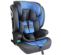XOMAX LM238 Silla de coche con ISOFIX I creciendo con usted I 9-36 kg, 15 meses -12 años, grupo 1/2/3 I Arnés de 5 puntos y arnés de 3 puntos I Funda desmontable y lavable I ECE R129 I antracita-azul