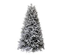 XONE Árbol de Navidad Kennedy nevado, 270 cm, pino realista y elegante con nieve, abeto de PE efecto Real Touch + PVC de altísima calidad + flock
