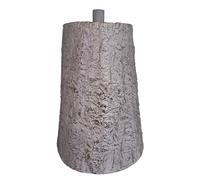 XONE Base tronco para árbol de Navidad | Soporte para árbol de Navidad efecto madera, dimensiones Ø35xH45cm