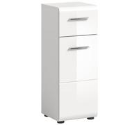 xonox.home Armario de pie, Color Blanco Brillante, Aprox. 30 x 80 x 30 cm