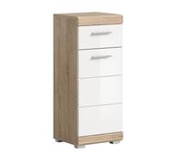 xonox.home Baño Lambada X06F1701, Madera de ingeniería, Roble Sonoma, ca. 37x88x31 cm