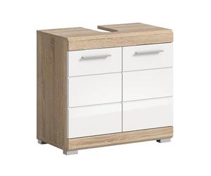 xonox.home Baño Lambada X06F1705, Madera de ingeniería, Roble Sonoma, ca. 60x56x34 cm
