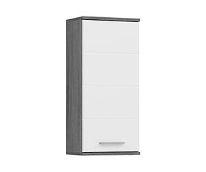 xonox.home Blake X02B2721 - Armario Colgante para baño (35 x 77 x 25 cm), Color Blanco Brillante