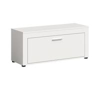 xonox.home Jam X8BA9631 - Perchero con Banco (100 x 44 x 35 cm), Color Blanco