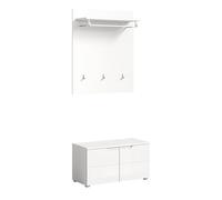 xonox.home Solero X7WA9G04 - Armario (80 x 193 x 37 cm), Color Blanco Brillante