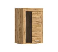 xonox.home Wohnen Jam X8BM9T40 - Vitrina de Cristal (600 x 86 x 35 cm, Madera de Roble de Wotan, melamina, 600 x 86 x 35 cm)