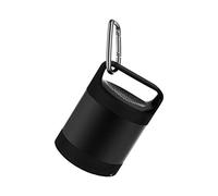 Xoopar - Altavoz de Enlace Negro con Altavoz (Mini Altavoz Bluetooth Negro, Altavoz Ultra portátil, Altavoz Negro con mosquetón Incorporado, Altavoz de 3 W, Altavoz de 3 W)