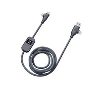 Xoopar ALU Cable USB 3 en 1 Carga Rápida 100 W 1 m Aluminio - Negro